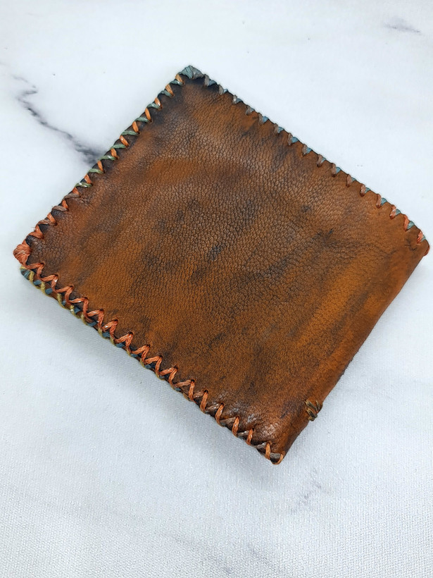 کیف چرم طبیعی طوطی تماما دست دوز هنری معرق